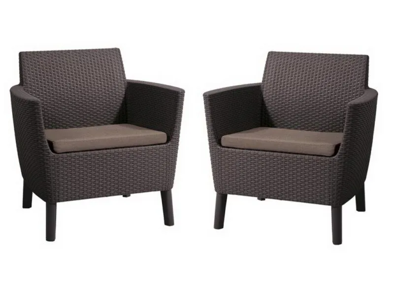 SALEMO DUO MŰRATTAN KERTI FOTEL (2DB)