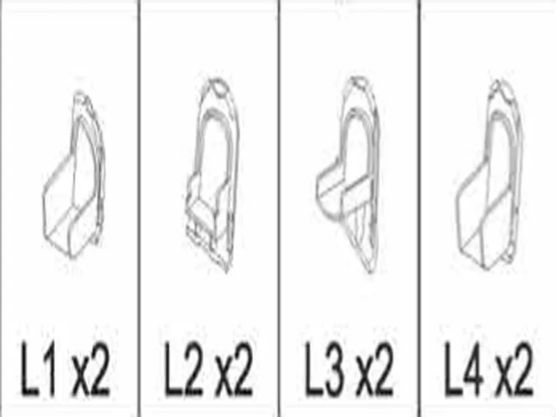 CORFU II BACK PLUG 8 SET - GRAFIT