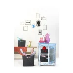 CURVER "MY STYLE" RATTAN SZÖGLETES  PAPÍRKOSÁR - KRÉM - Image 6