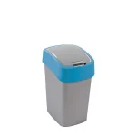CURVER "PACIFIC FLIP BIN" BILLENŐ FEDELES SZEMETES 25L - EZÜST/KÉK
