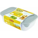 "FRESH&GO" SZÖGLETES ÉTELTARTÓ SZETT 0,5L + 1L + 2L