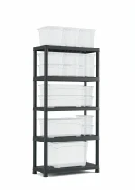 POLCRENDSZER "90/40 CM SZÉLES" 5 POLCCAL