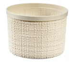 "JUTE" KEREK DOBOZ TETŐVEL 2L - BÉZS - Image 8