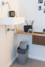 CURVER "PACIFIC FLIP BIN" BILLENŐ FEDELES SZEMETES 9L - EZÜST/GRAFIT - Image 7