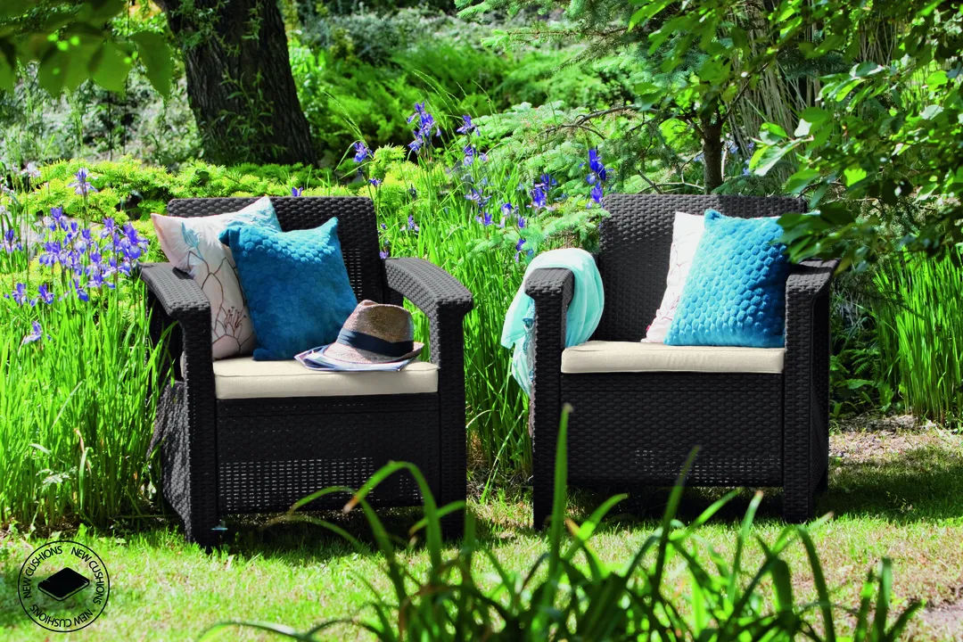 CORFU DUO MŰRATTAN KERTI FOTEL SZETT - Image 4