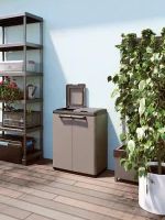 KETER "SPLIT BASIC" SZELEKTÍV HULLADÉKGYŰJTŐ MŰANYAG TÁROLÓ - Image 2