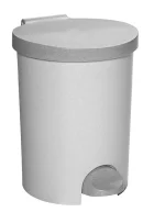 CURVER KEREK PEDÁLOS SZEMETES BELSŐ KOSÁRRAL 15L - EZÜST/FEKETE - Image 3