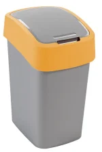 CURVER "PACIFIC FLIP BIN" BILLENŐ FEDELES SZEMETES 25L - EZÜST/SÁRGA - Image 2