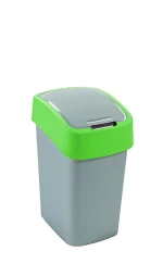 CURVER "PACIFIC FLIP BIN" BILLENŐ FEDELES SZEMETES 25L - EZÜST/ZÖLD - Image 2