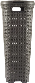 CURVER "STYLE" RATTAN HATÁSÚ SZENNYESTARTÓ 40L - SÖTÉTBARNA - Image 2