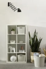 CURVER "MY STYLE" RATTAN SZÖGLETES  PAPÍRKOSÁR - KRÉM - Image 8