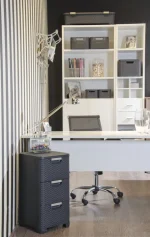 CURVER "STYLE" RATTAN 3 FIÓKOS SZEKRÉNY - BARNA - Image 10