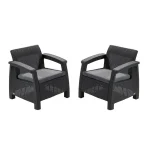 CORFU DUO MŰRATTAN KERTI FOTEL SZETT - Image 3