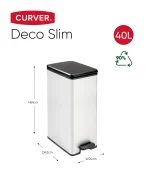 CURVER "SLIM BIN" PEDÁLOS SZEMETES 40L - Image 11