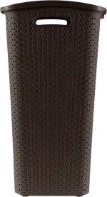 CURVER "MY STYLE" RATTAN SZENNYESTARTÓ 55L - SÖTÉTBARNA - Image 6