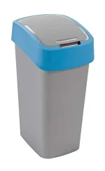 CURVER "PACIFIC FLIP BIN" BILLENŐ FEDELES SZEMETES 45L - EZÜST/KÉK - Image 2