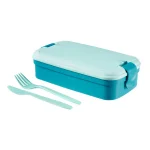 CURVER "LUNCH&GO" ÉTELTARTÓ EVŐESZKÖZZEL - KÉK - Image 5