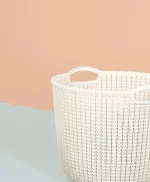 CURVER "KNIT" KEREK KOSÁR L - TÖRTFEHÉR - Image 9