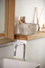 CURVER "VICTORIA MINI" CSIPKE HATÁSÚ KOSÁR - KRÉM - Image 4