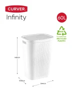 CURVER "INFINITY" SZENNYESTARTÓ 59L - FEHÉR - Image 19