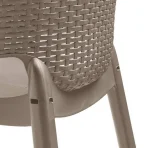 EVA KARTÁMASZOS MŰANYAG KERTI SZÉK - Image 4