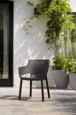 EVA KARTÁMASZOS MŰANYAG KERTI SZÉK - Image 8