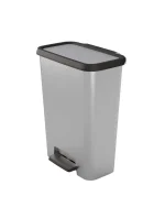 CURVER "COMPATTA" FÉMHATÁSÚ TÉGLALAP ALAKÚ PEDÁLOS SZEMETES 50L - Image 9