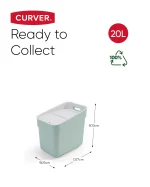 CURVER "READY TO COLLECT" SZELEKTÍV HULLADÉKGYŰJTŐ 20L - Image 13