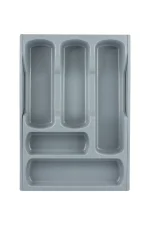 CURVER OLDALRA NYITHATÓ EVŐESZKÖZTARTÓ FIÓKBETÉT - FEKETE/EZÜST - Image 5