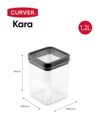 CURVER "KARA"  TÁROLÓ 1,2L - Image 3