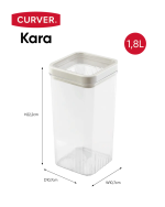 CURVER "KARA"  TÁROLÓ 1,8L - Image 2