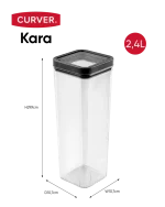 CURVER "KARA"  TÁROLÓ 2,4L - Image 2