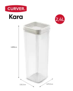 CURVER "KARA"  TÁROLÓ 2,4L - Image 2