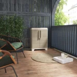 KETER "SPLIT PREMIUM WOOD" SZELEKTÍV HULLADÉKGYŰJTŐ MŰANYAG TÁROLÓ - Image 3