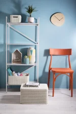 CURVER "STYLE" S MÉRETŰ RATTAN KOSÁR FEDÉLLEL 7L - KRÉM - Image 13