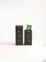 CURVER "STYLE" RATTAN 4 FIÓKOS SZEKRÉNY - BARNA - Image 4