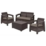 CORFU BOX MŰRATTAN KERTI BÚTOR SZETT TÁROLÓ ASZTALLAL - Image 3