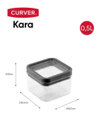 CURVER "KARA"  TÁROLÓ 0,5L - Image 3