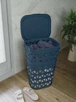 CURVER "OCEANA" SZENNYESTARTÓ 55L - Sötétkék - Image 4