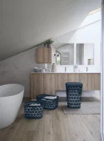 CURVER "OCEANA" SZENNYESTARTÓ 55L - Sötétkék - Image 13